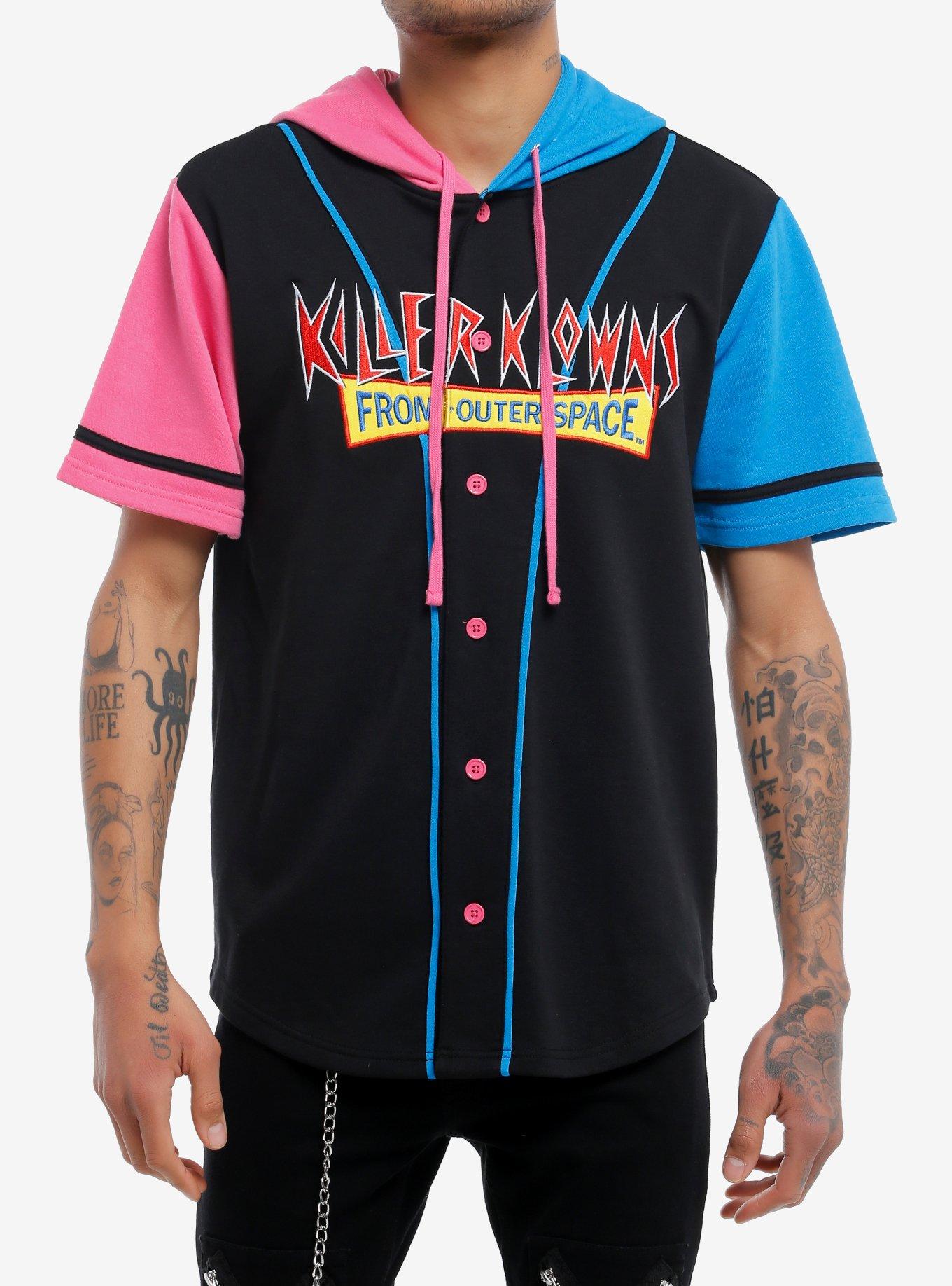 Killer Klowns From Outer Space Hooded Baseball Jersey