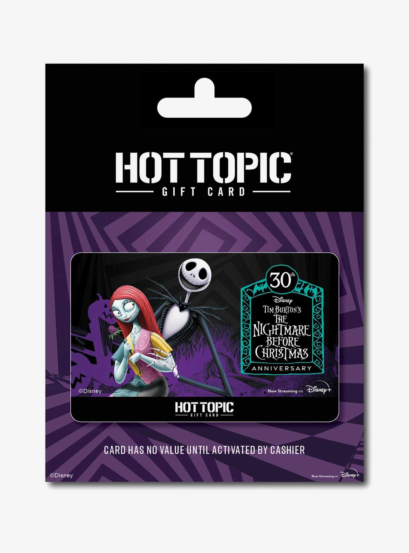 The Nightmare Before Christmas Gift Card, , hi-res