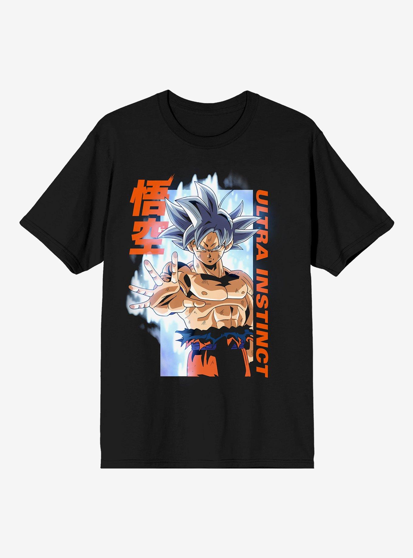 Dragon Ball Super Goku Ultra Instinct T-Shirt, BLACK, hi-res