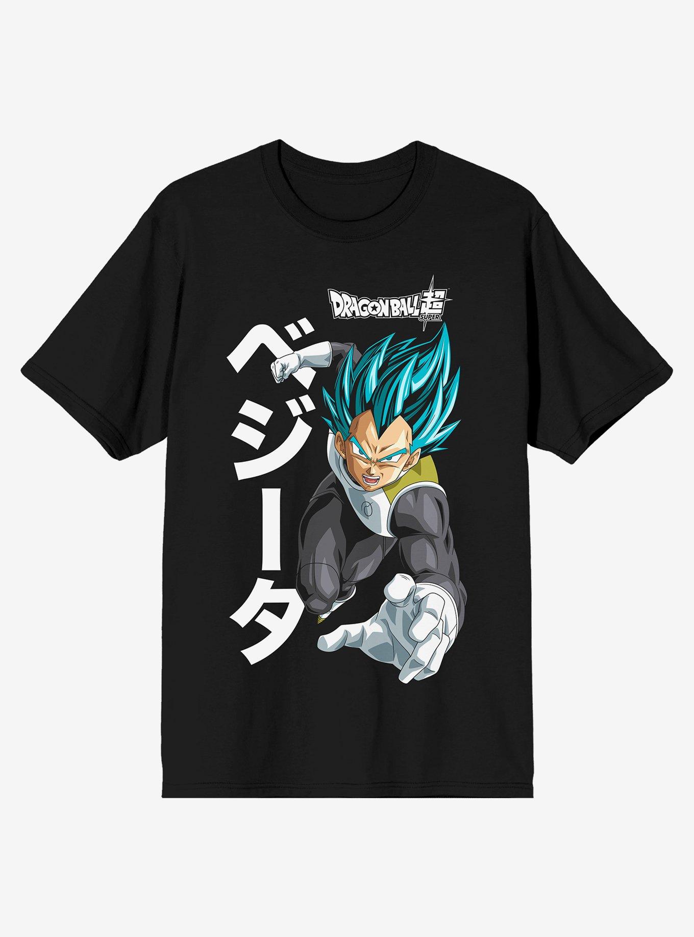Dragon Ball Super Vegeta Super Saiyan Blue T-Shirt, BLACK, hi-res