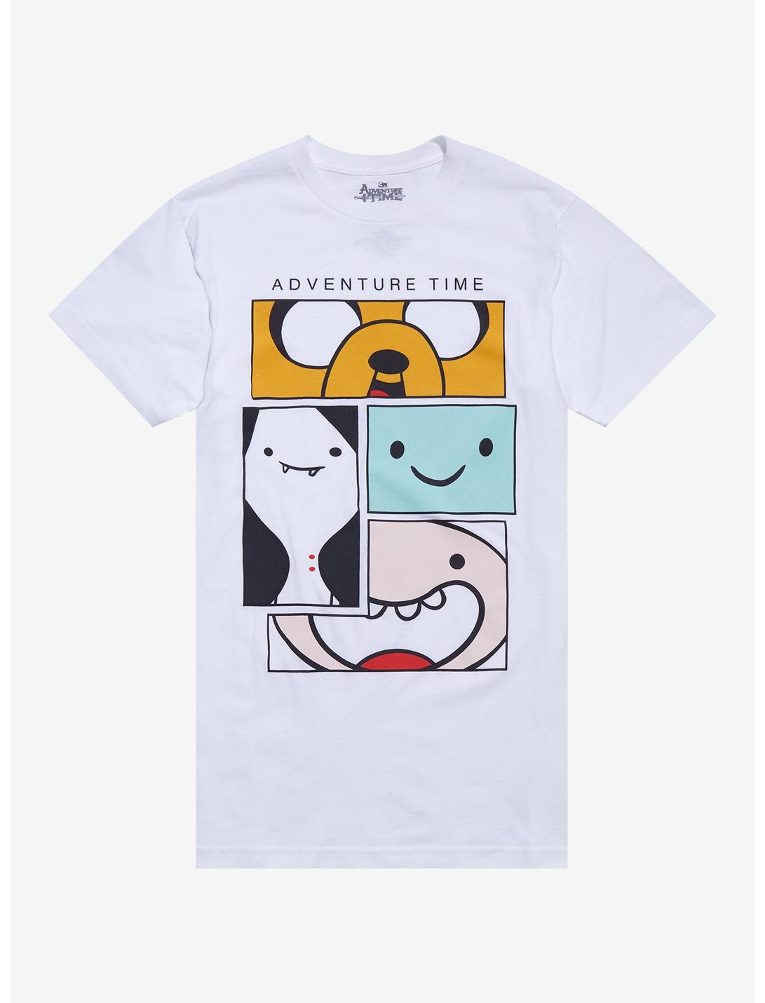 Adventure Time Character Panels T-Shirt, MULTI, hi-res