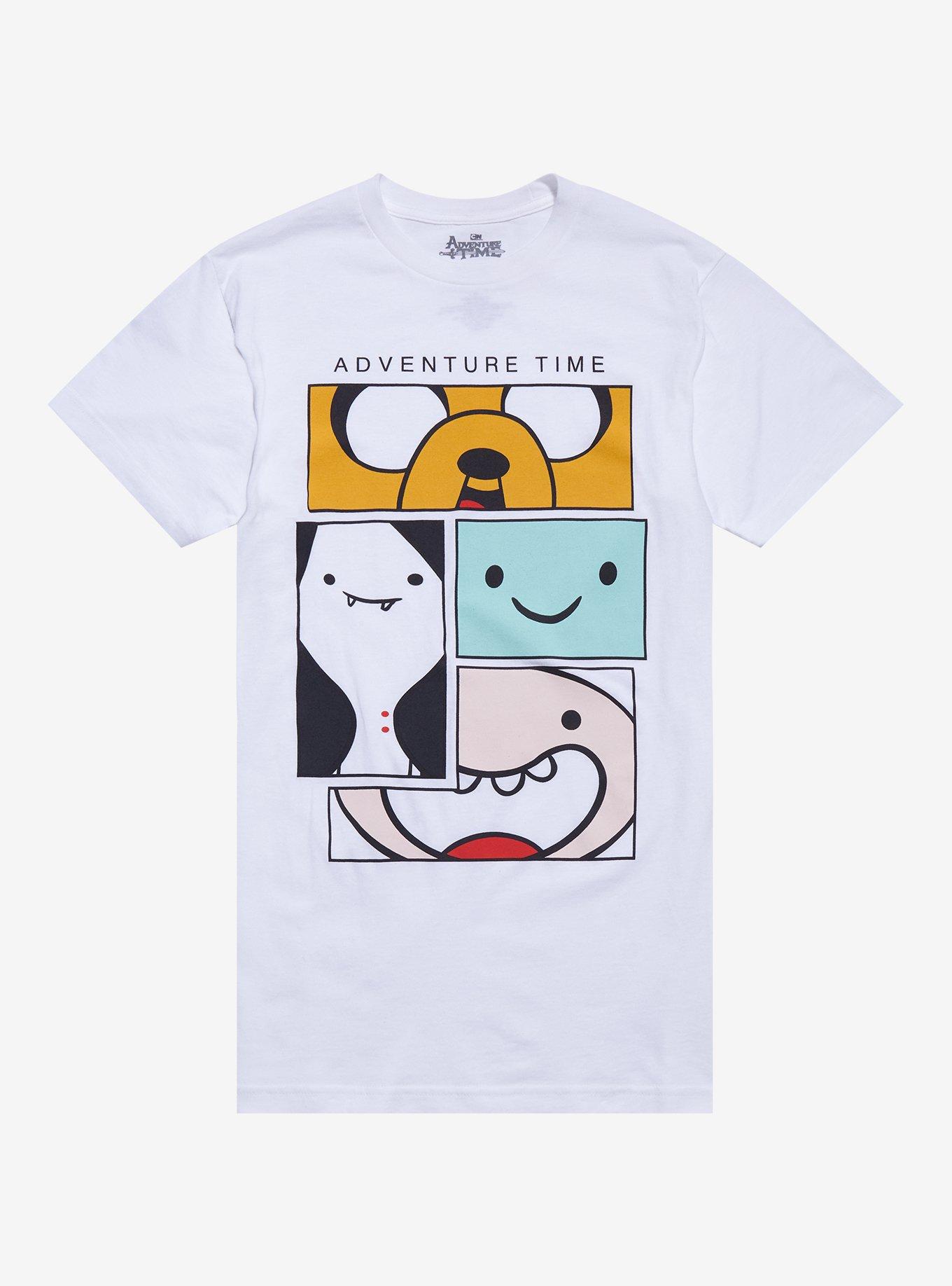 Adventure Time Character Panels T-Shirt, MULTI, hi-res