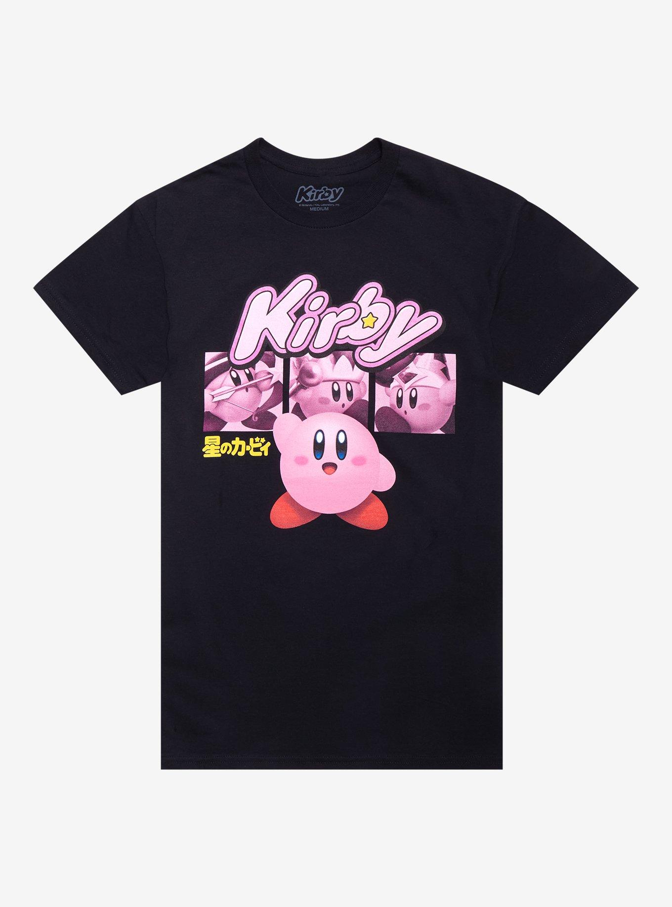 Kirby Trio Ability Grid T-Shirt, BLACK, hi-res