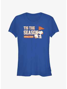 Peanuts Snoopy Tis The Football Season Girls T-Shirt, , hi-res