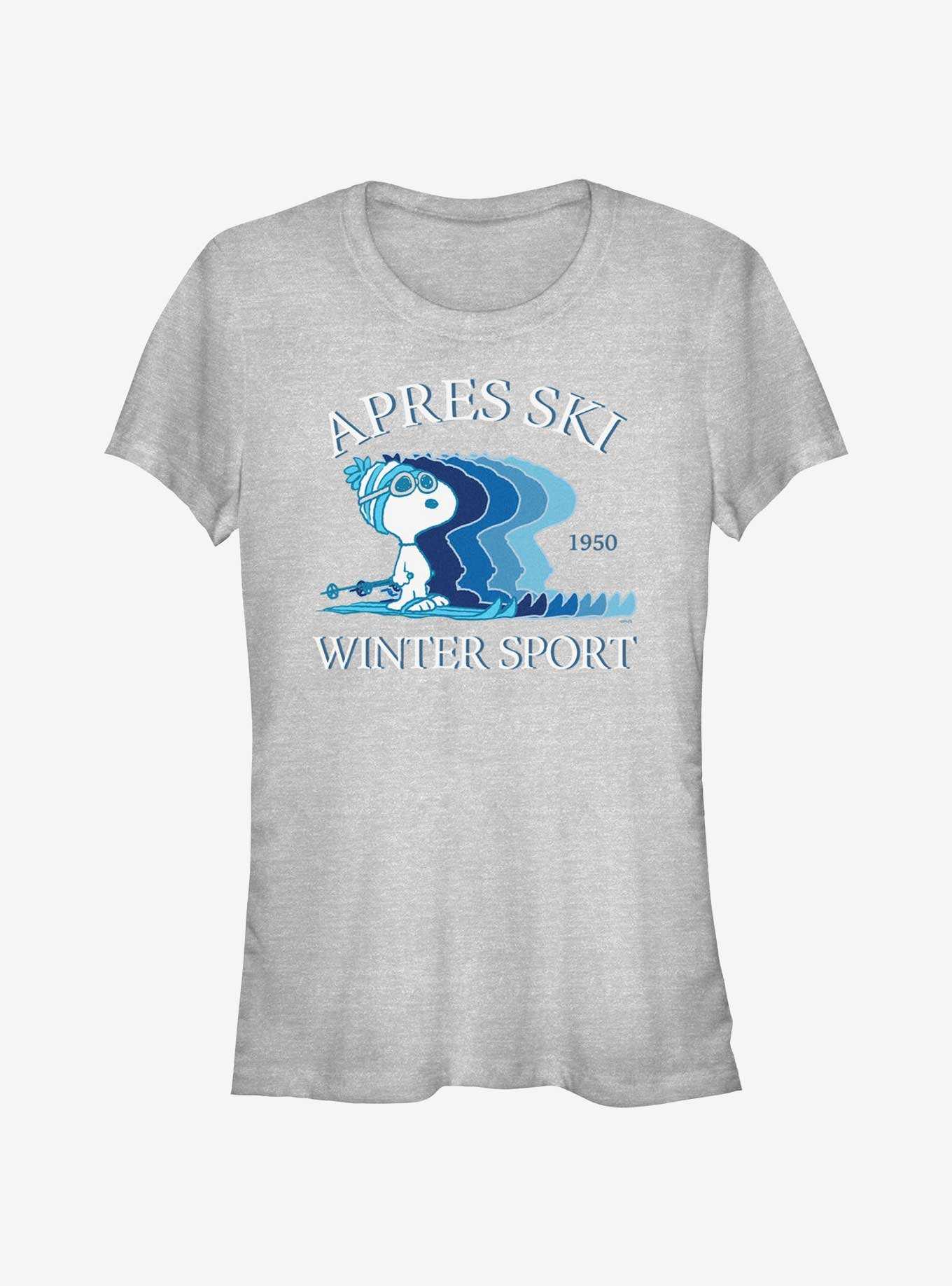 Peanuts Snoopy Apres Ski Winter Sport Girls T-Shirt, , hi-res