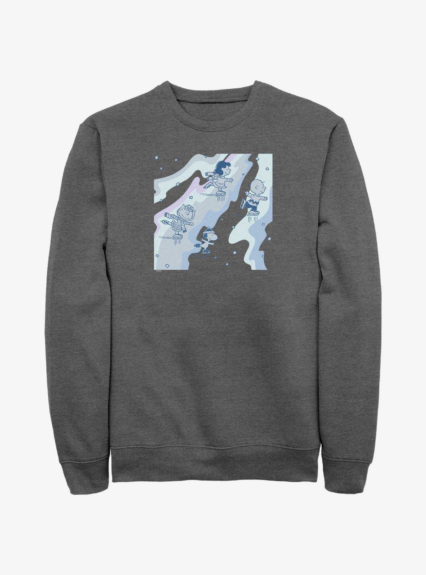 Peanuts Trippy Ice Skate Sweatshirt, , hi-res