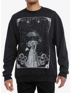 Victorian Woman Spiderweb Sweatshirt, , hi-res