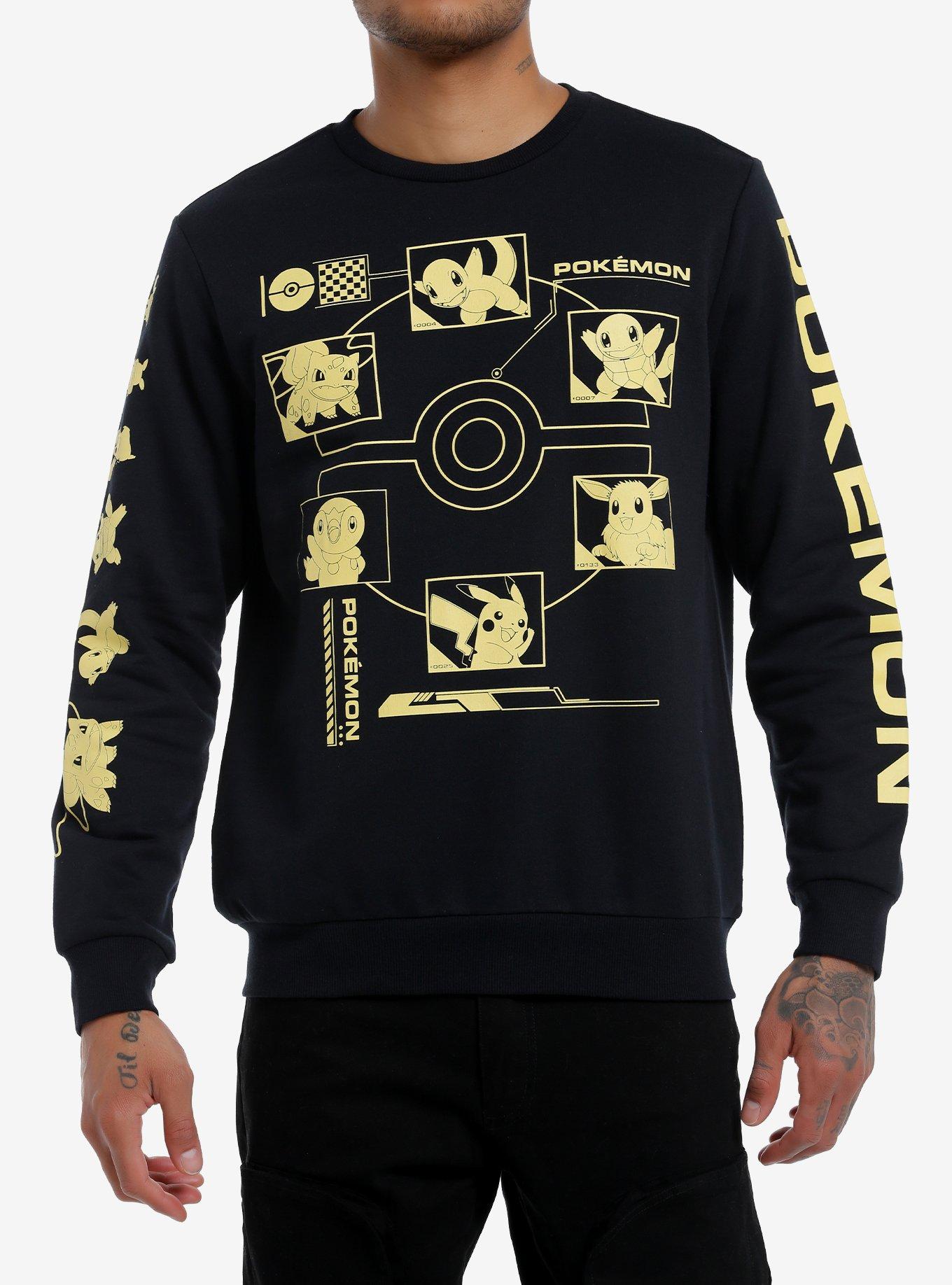 Pokemon Starters Tonal Sweatshirt Hot Topic