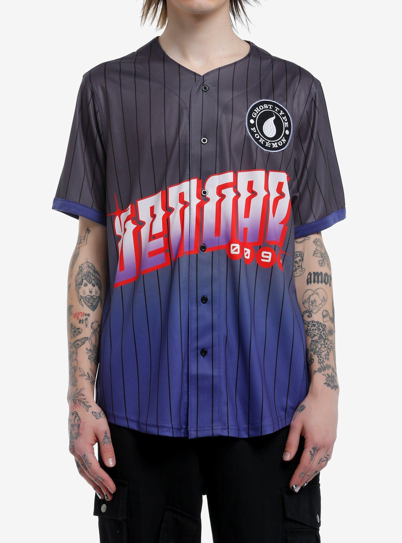 Pokemon Gengar Baseball Jersey, , hi-res
