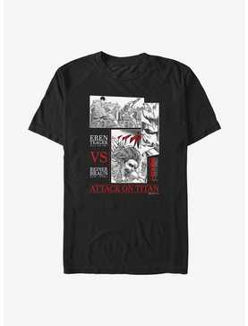 Attack On Titan Eren Yeager vs Reiner Braun Big & Tall T-Shirt, , hi-res