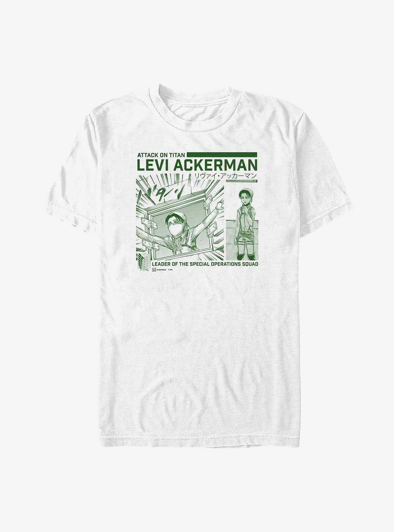 Attack On Titan Cleaning Levi Big & Tall T-Shirt, , hi-res