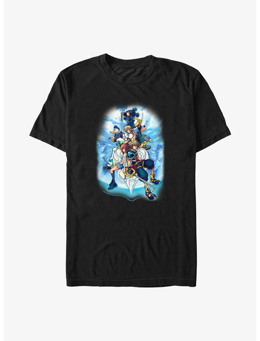 Disney Kingdom Hearts Sky Group Big & Tall T-Shirt, BLACK, hi-res