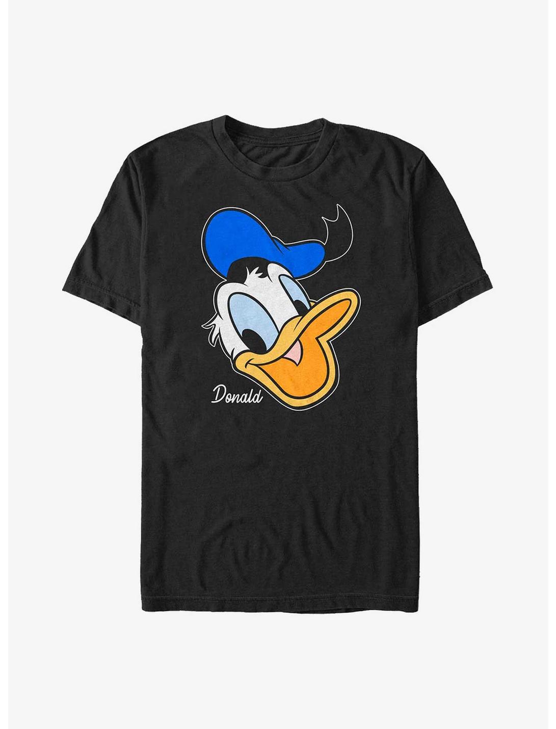 Disney Donald Duck Donald Big Face Big & Tall T-Shirt, BLACK, hi-res