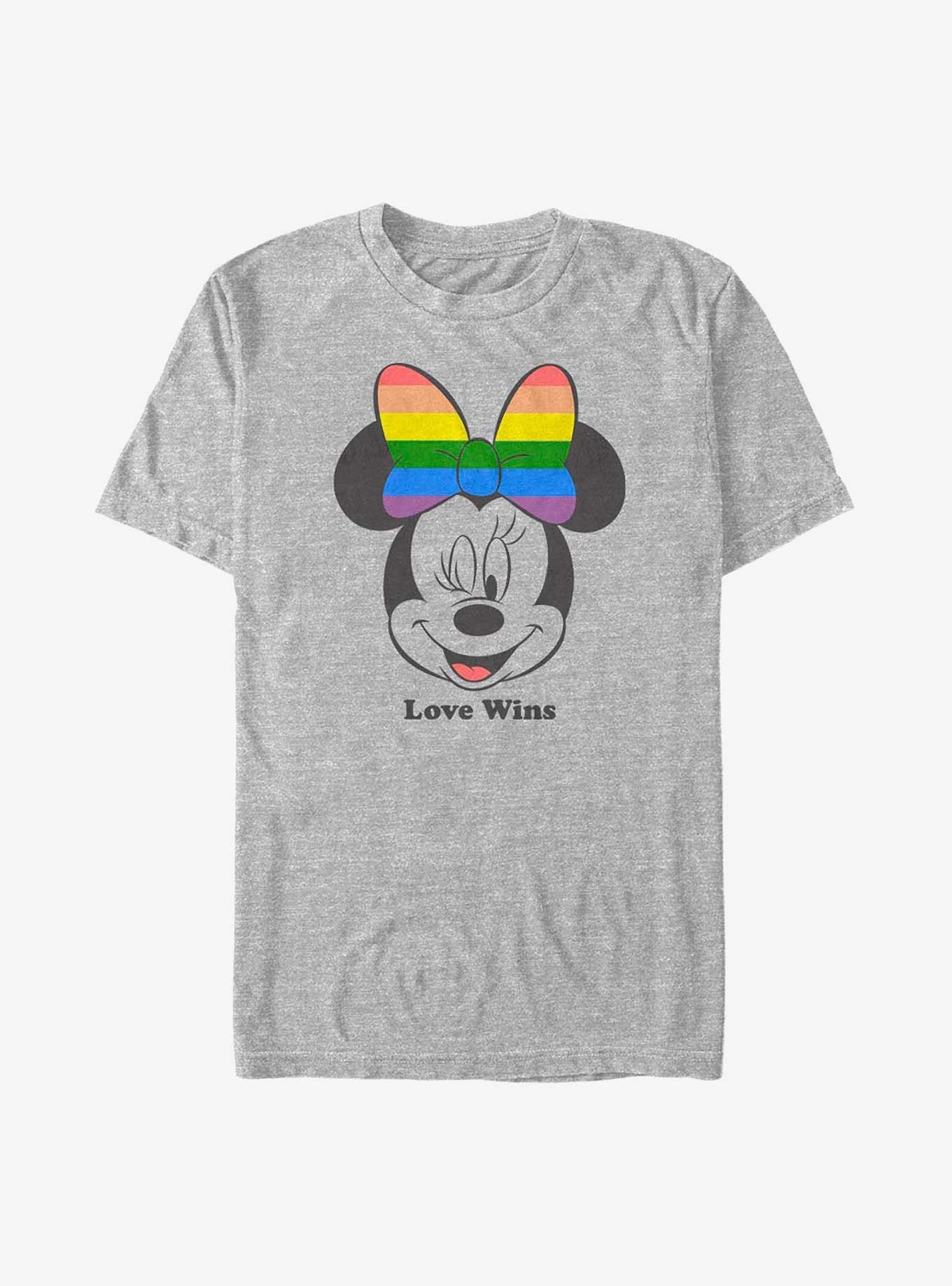 Disney Minnie Mouse Love Wins Big & Tall T-Shirt, ATH HTR, hi-res