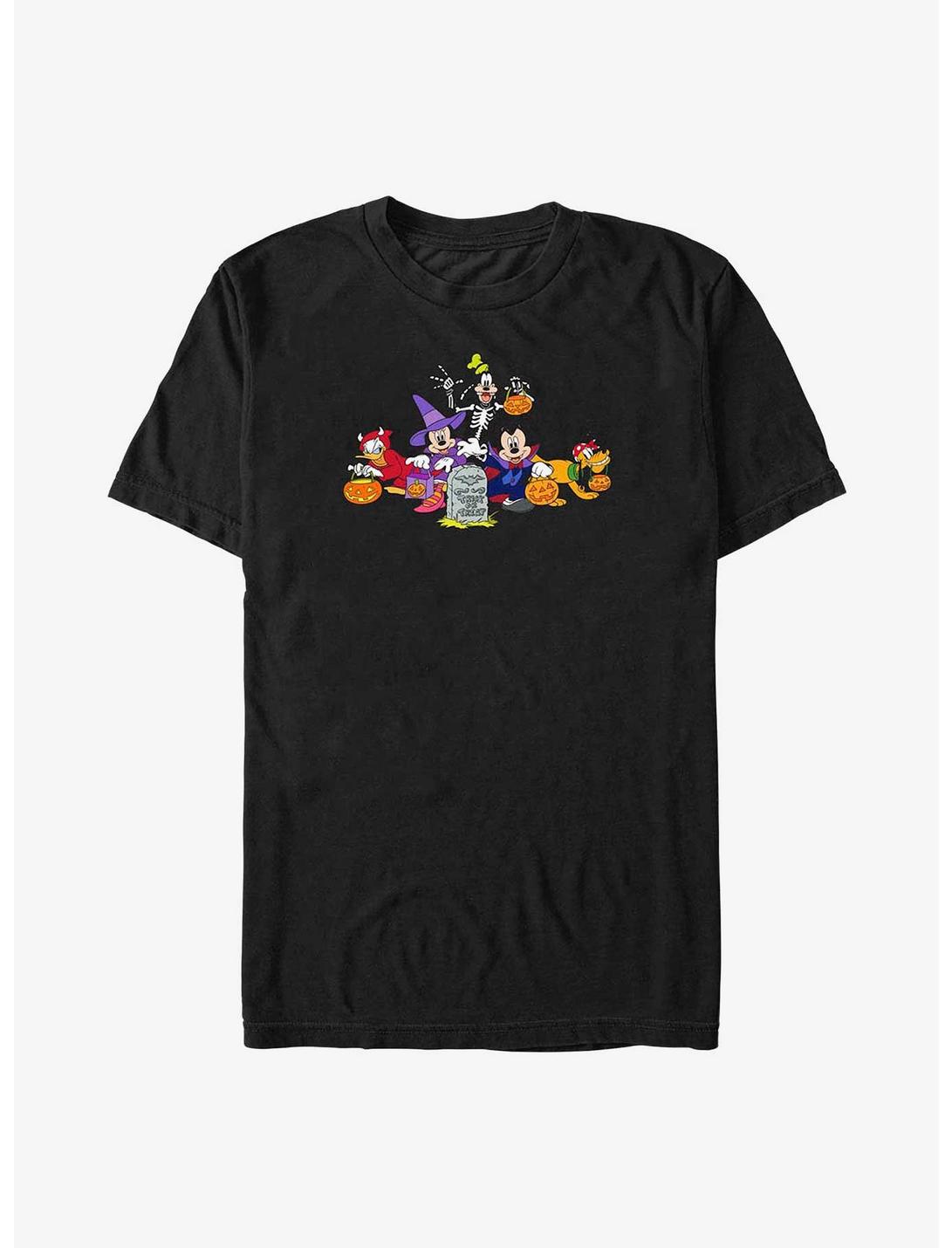 Disney Mickey Mouse Halloween Spooky Crew Big & Tall T-Shirt, BLACK, hi-res