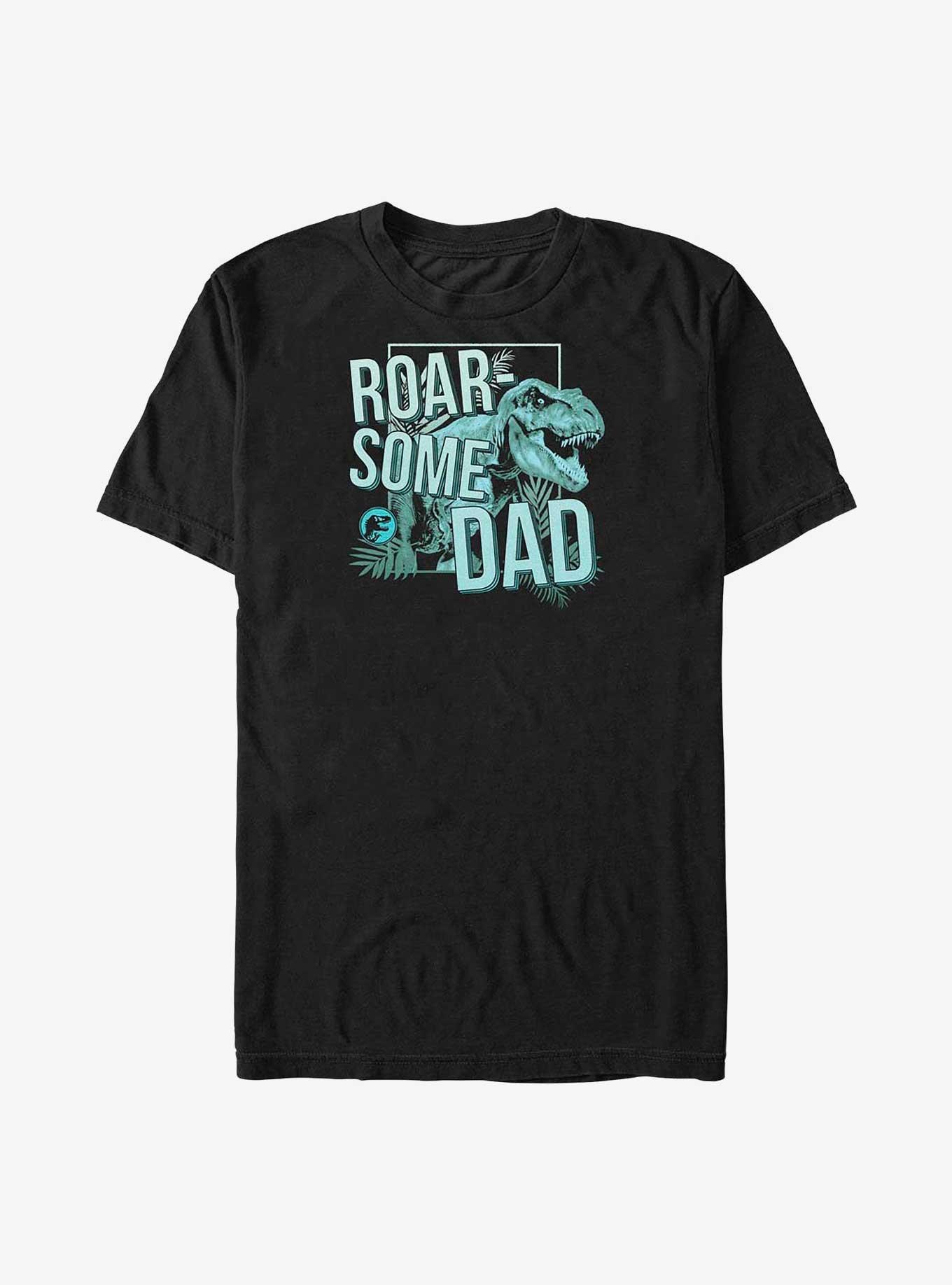 Jurassic Park Rawrsome Dad Big & Tall T-Shirt, BLACK, hi-res