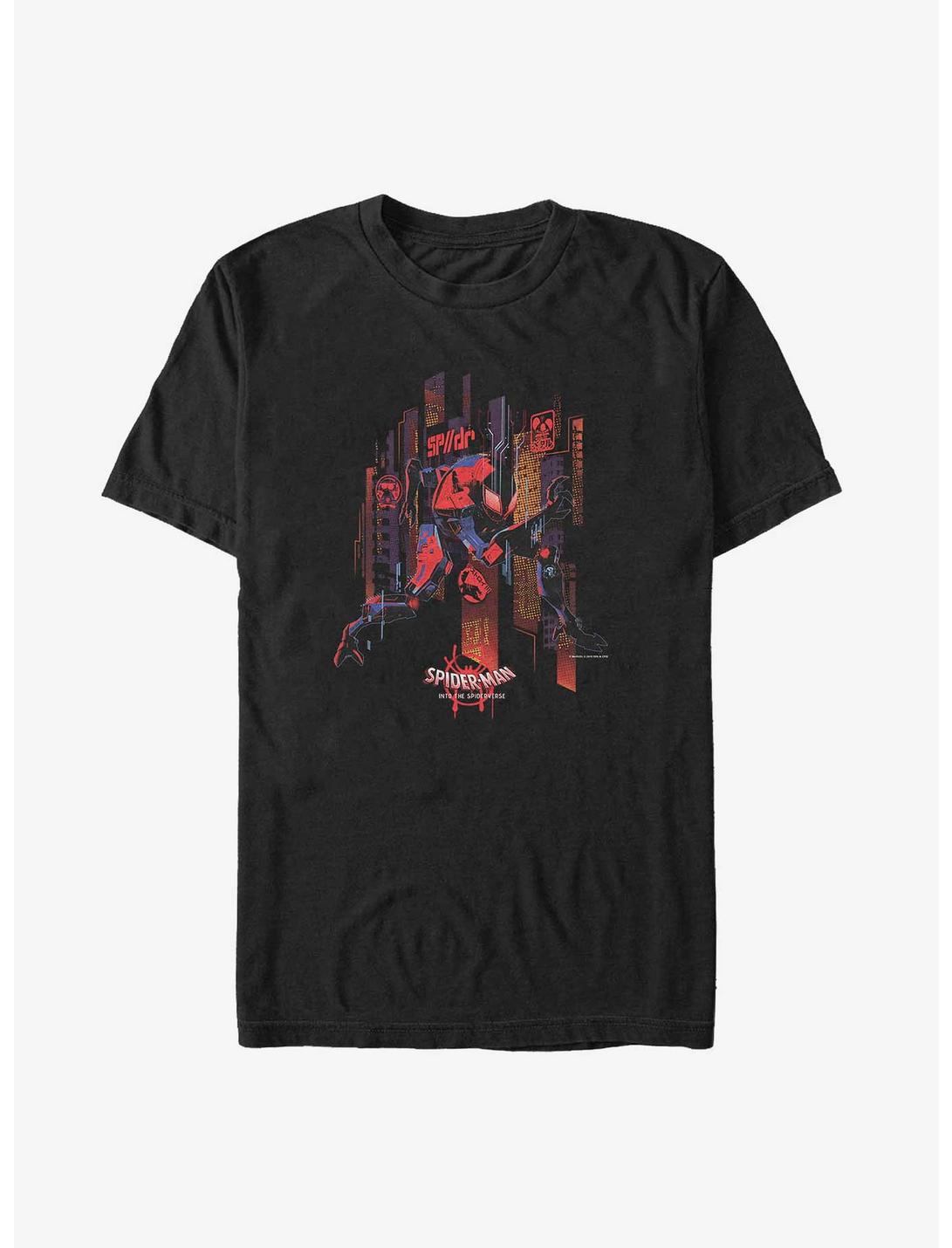 Marvel Spider-Man: Into the Spider-Verse Future Spidery Peni Parker Big & Tall T-Shirt, BLACK, hi-res