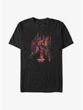 Marvel Spider-Man: Into the Spider-Verse Future Spidery Peni Parker Big & Tall T-Shirt, BLACK, hi-res