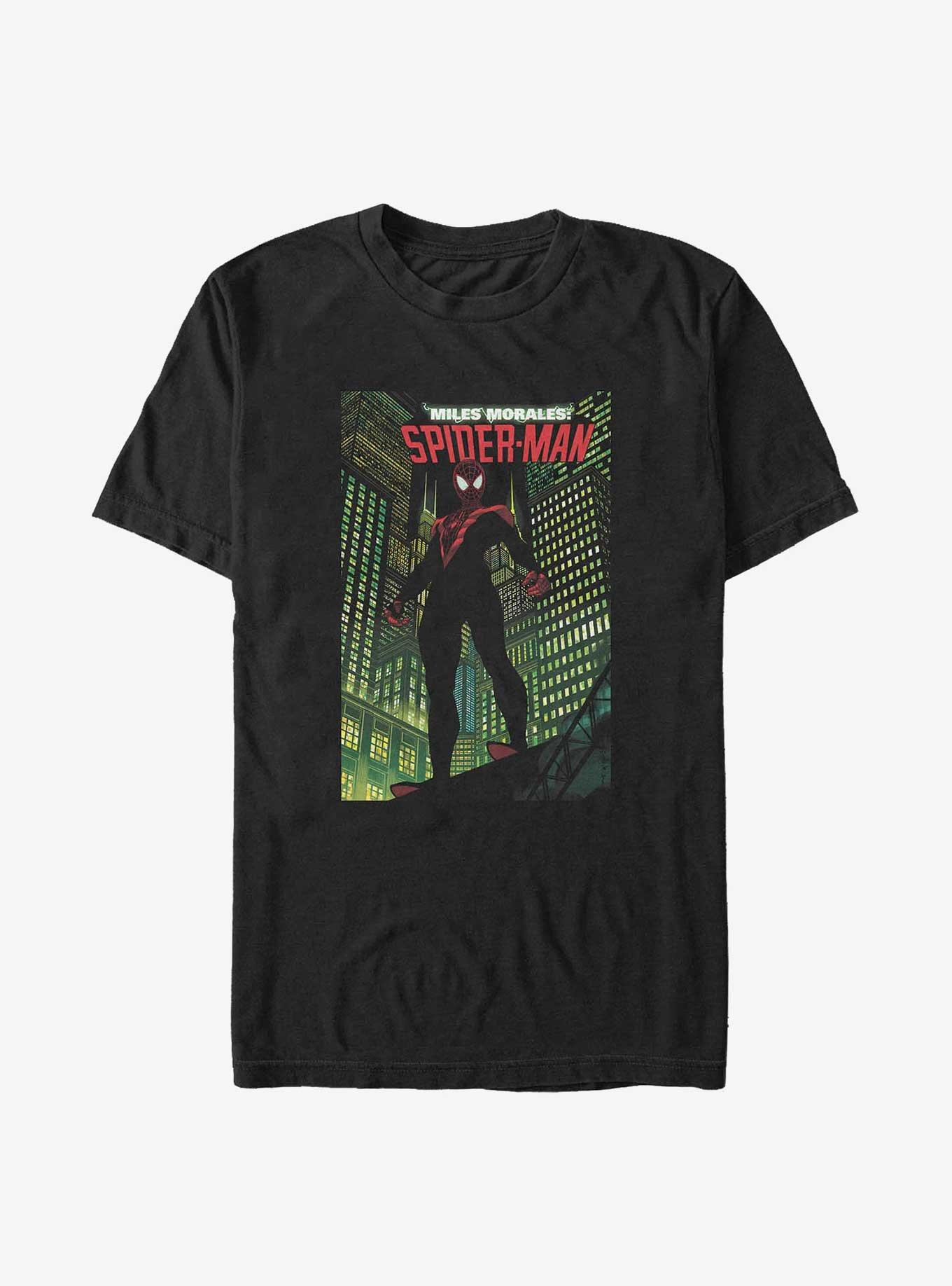 Marvel Spider-Man: Into the Spider-Verse Miles Morales Poster Big & Tall T-Shirt, , hi-res