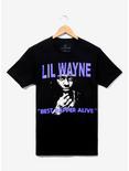 Lil Wayne Best Rapper Alive Portrait T-Shirt - BoxLunch Exclusive, BLACK, hi-res