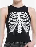 Social Collision® Drippy Rib Cage Girls Muscle Tank Top, , hi-res