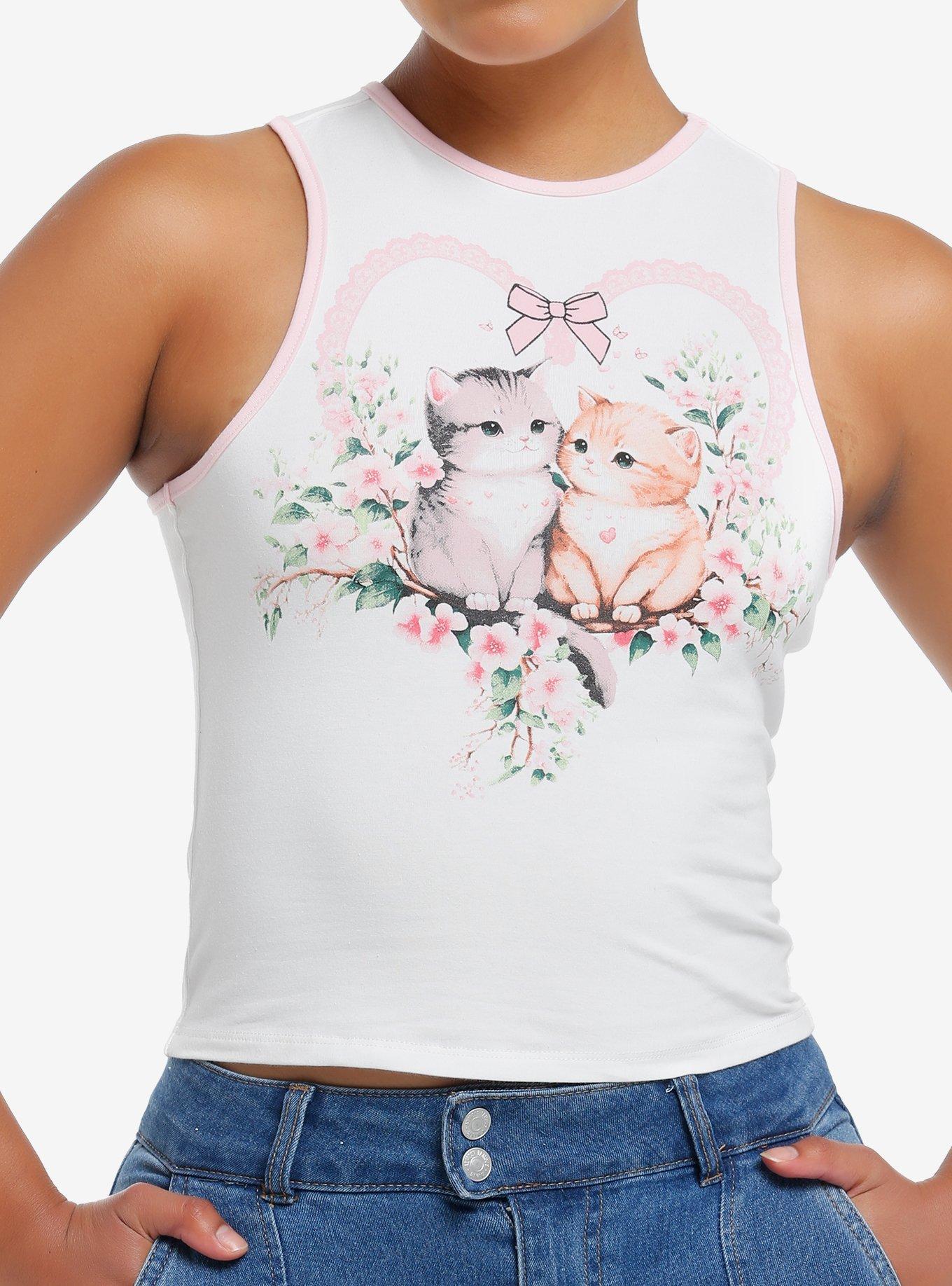 Sweet Society Kittens Girls Tank Top, , hi-res