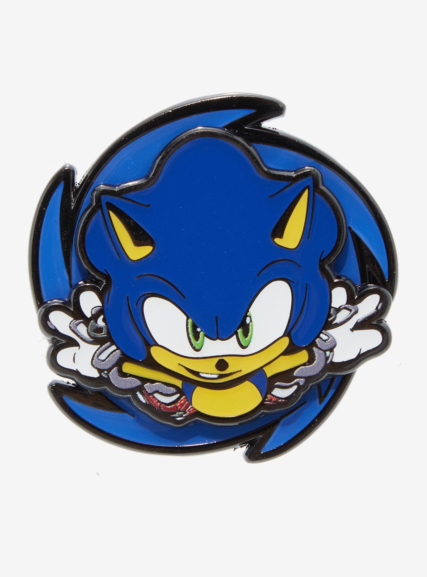 Sonic The Hedgehog Spinner Enamel Pin, , hi-res
