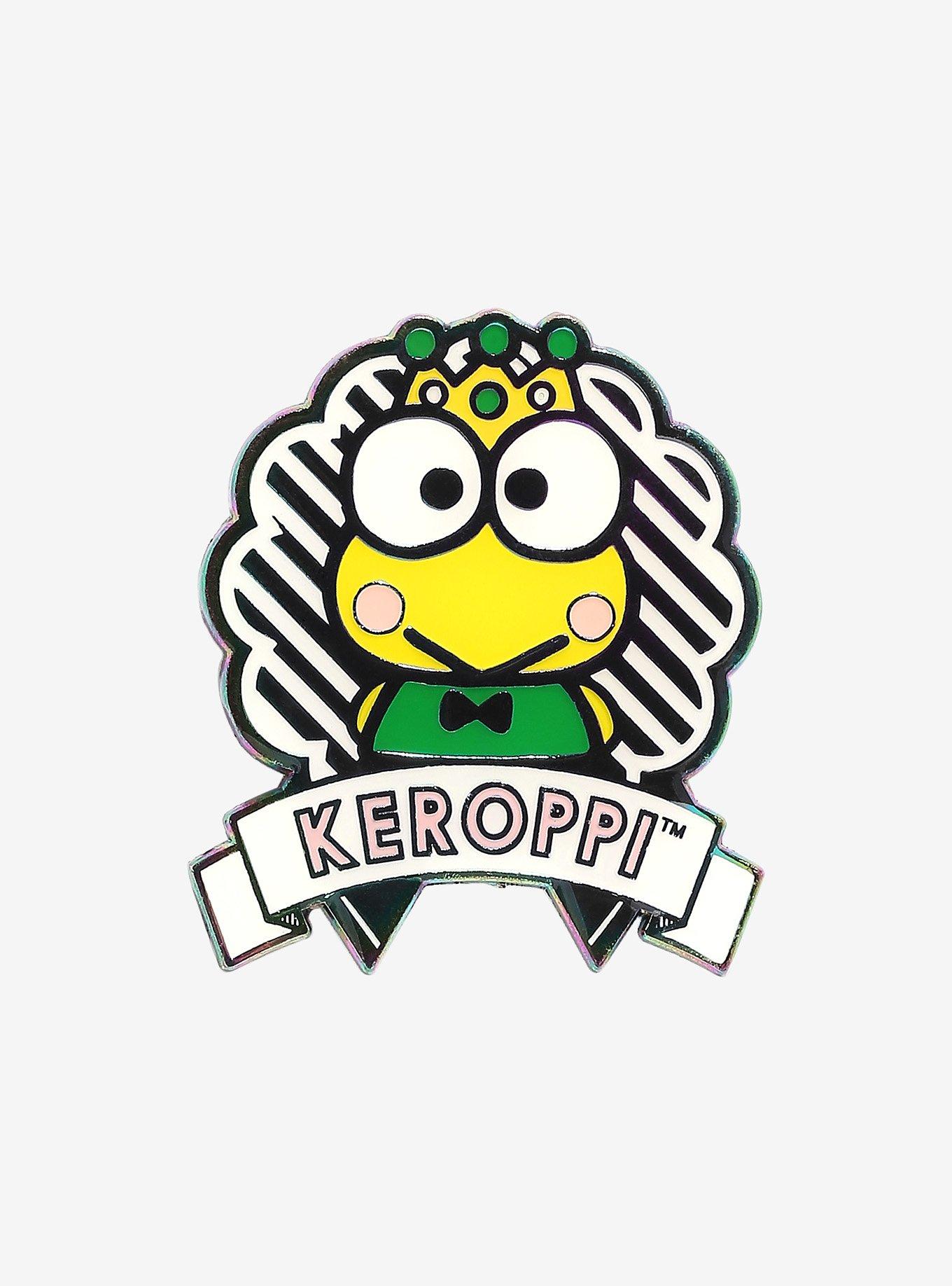 Keroppi Crown Enamel Pin, , hi-res