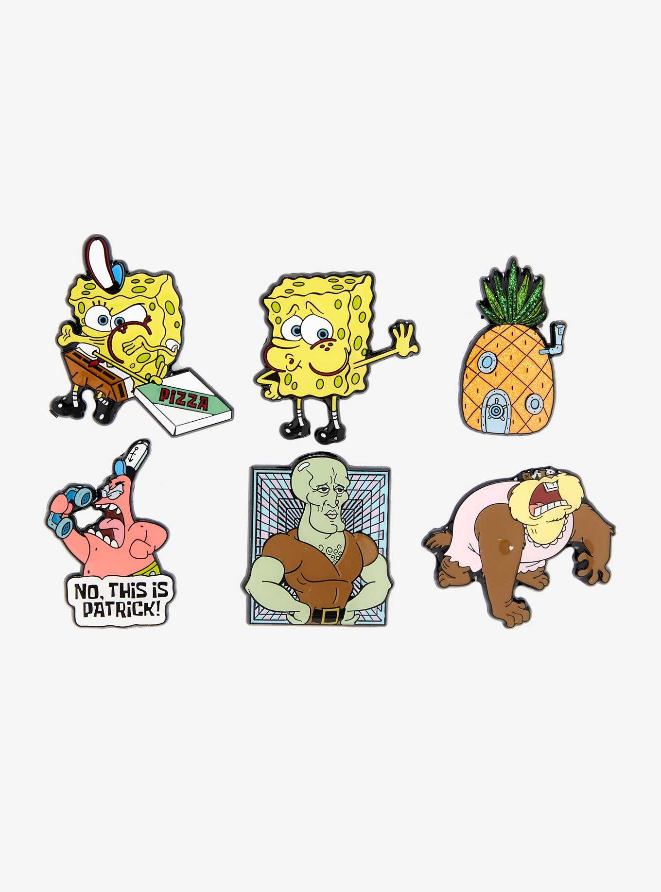 SpongeBob SquarePants Meme Icons Blind Box Enamel Pin, , hi-res
