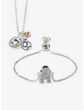 Star Wars BB-8 and R2-D2 Necklace and Bracelet Set, , hi-res