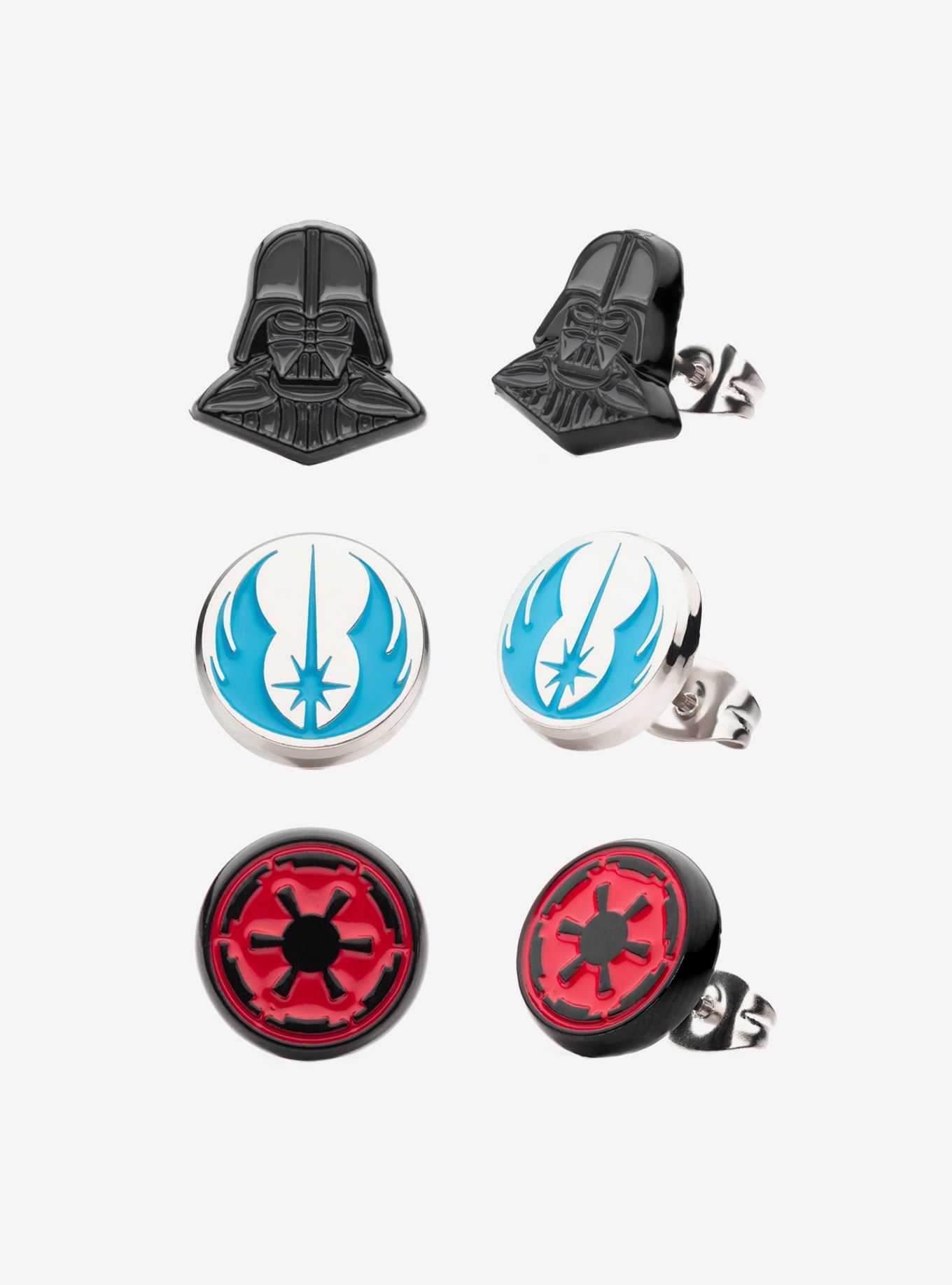 Star Wars Obi-Wan Vader Jedi Earring Stud Set, , hi-res