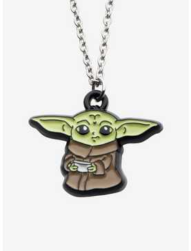 Star Wars: The Mandalorian Grogu with Cup Pendant Necklace, , hi-res