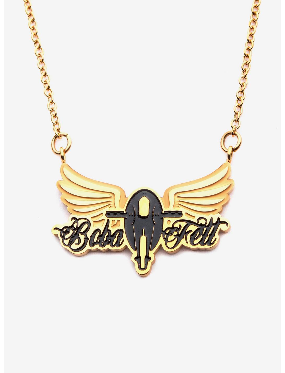 Star Wars Boba Fett Rock Pendant Necklace, , hi-res