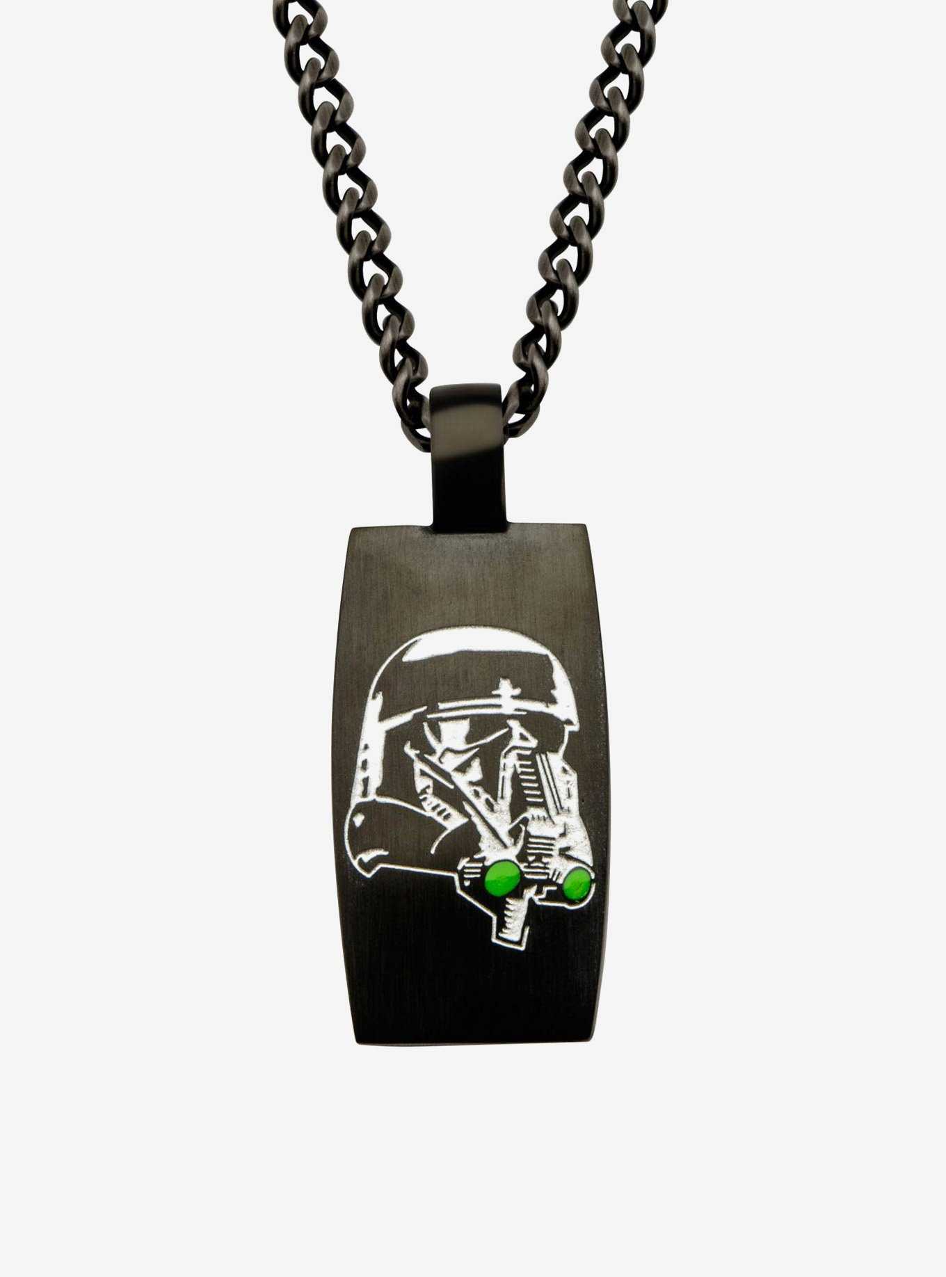 Star Wars Rogue One Stormtrooper Death Trooper Dog Tag Pendant Necklace, , hi-res