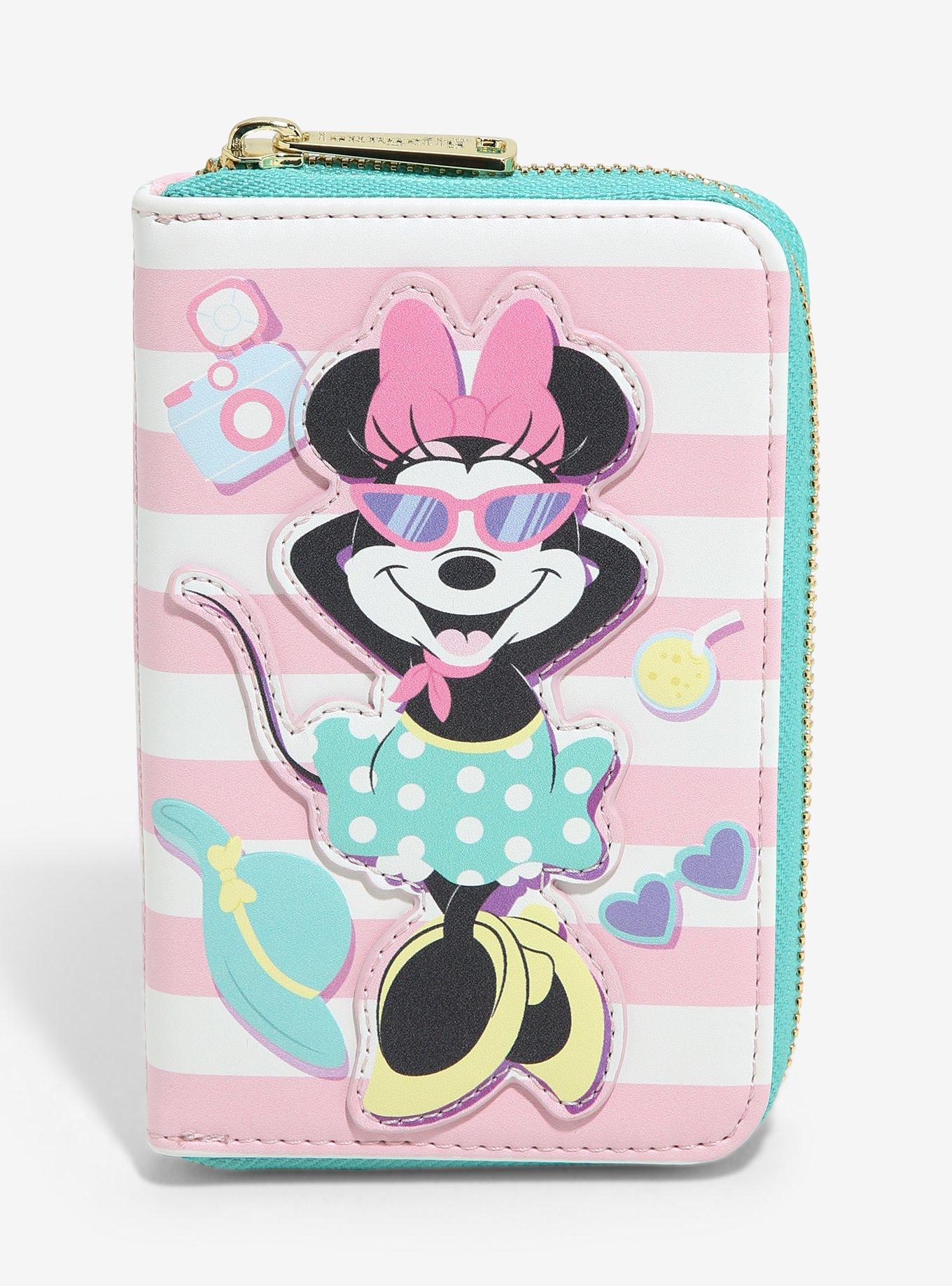 Loungefly Disney Minnie Mouse Vacation Zipper Wallet