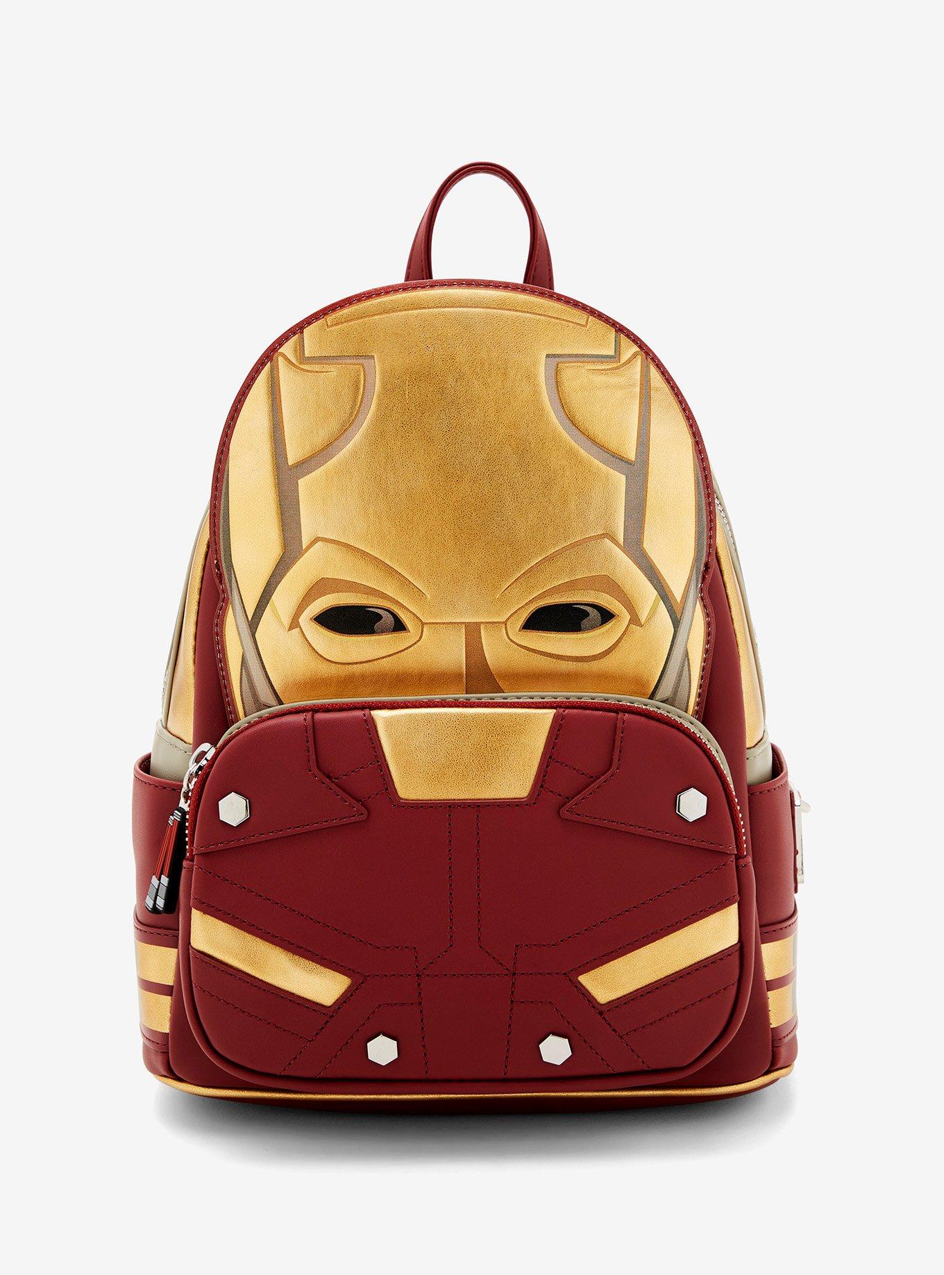 Marvel Daredevil Loungefly Bag Red Backpack Purse Handbag Park Exclusive NEW UK MARVEL DAREDEVIL COSPLAY MINI BACKPACK shipping *Final Sale  main image 4