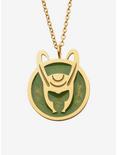 Marvel Loki Helmet Pendant Necklace, , hi-res