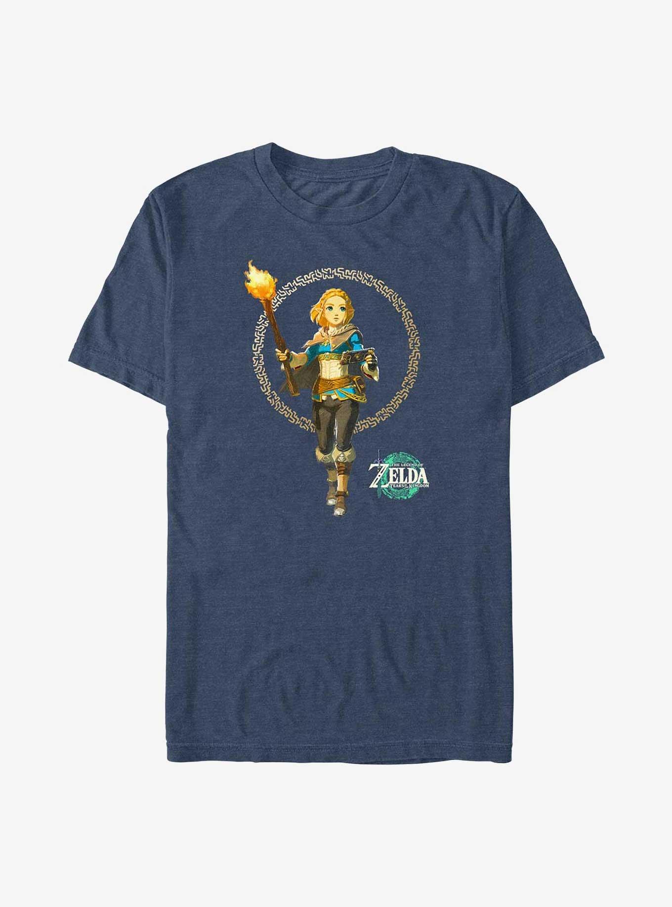 Nintendo Solo Zelda Big & Tall T-Shirt, NAVY HTR, hi-res