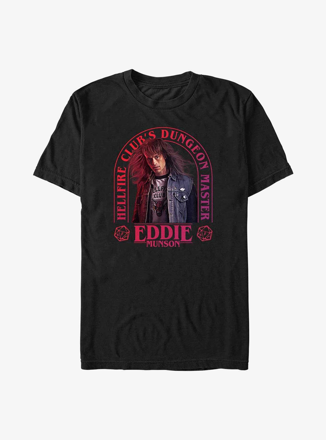 Stranger Things Dungeon Master Eddie Big & Tall T-Shirt, BLACK, hi-res