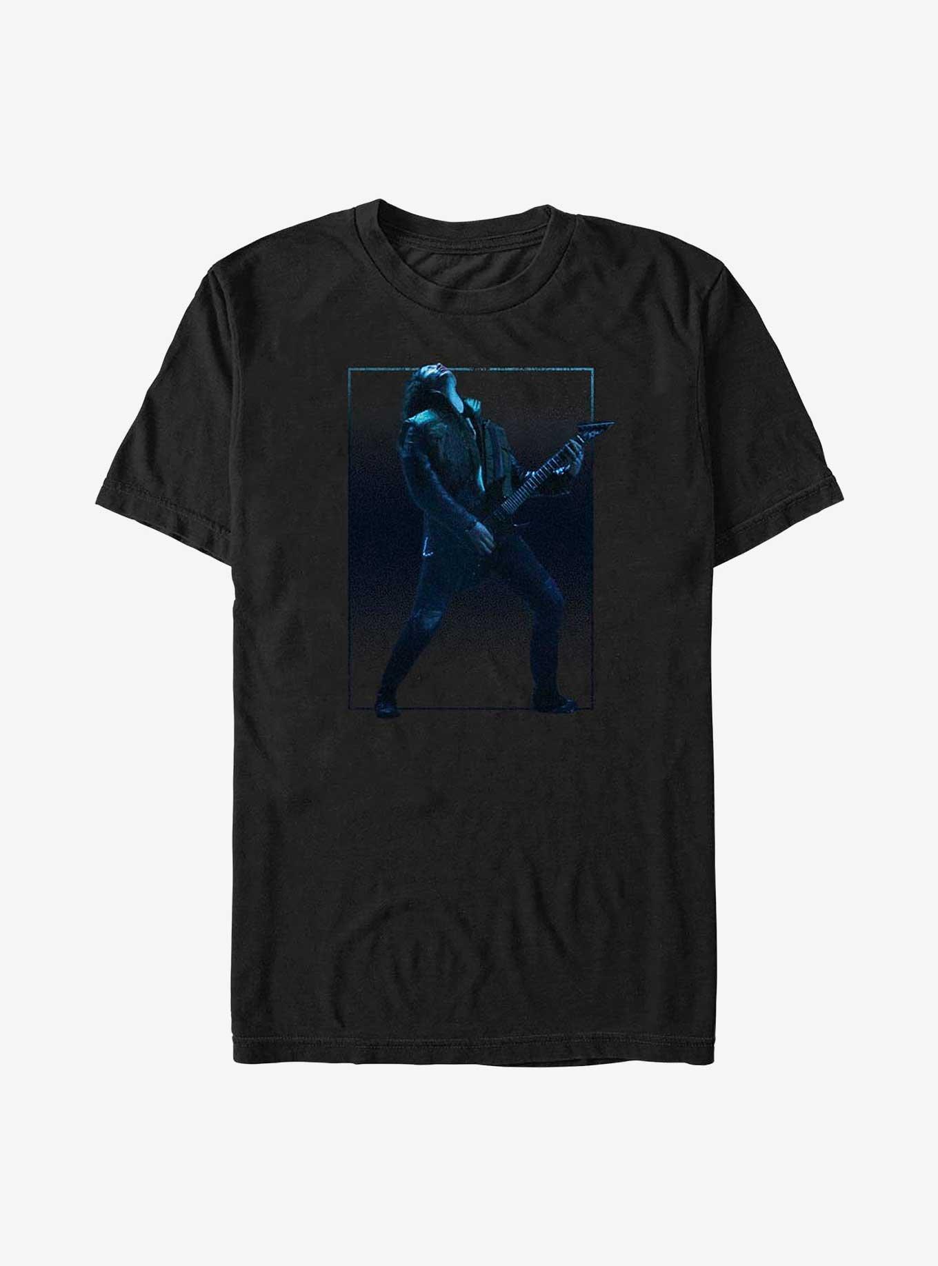 Stranger Things Eddie Guitar Solo Big & Tall T-Shirt, BLACK, hi-res