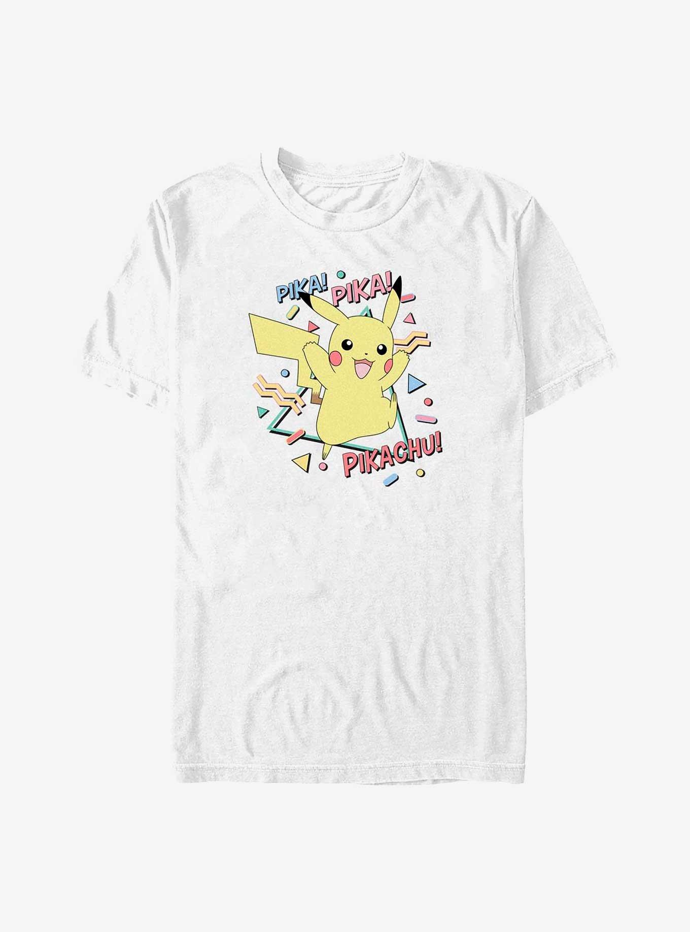 Pokemon Pika Pikachu Big & Tall T-Shirt, WHITE, hi-res