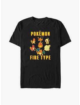 Pokemon Fire Type Big & Tall T-Shirt, , hi-res