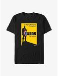 Marvel Hawkeye Rogers Musical Poster Big & Tall T-Shirt, BLACK, hi-res