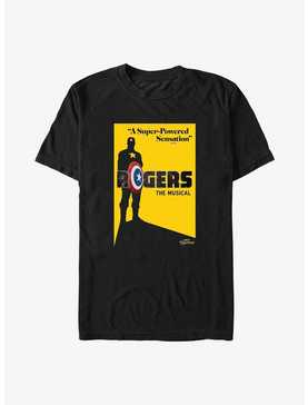 Marvel Hawkeye Rogers Musical Poster Big & Tall T-Shirt, , hi-res