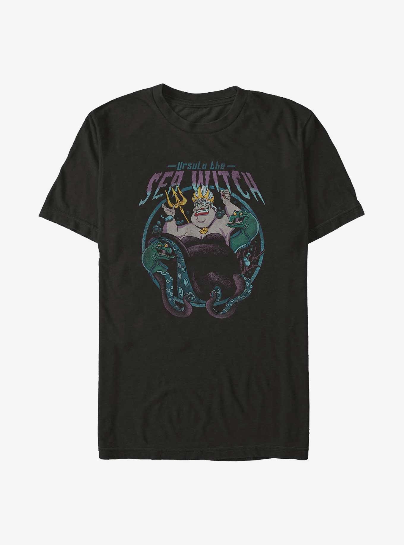 Disney The Little Mermaid Ursula Sea Witch Big & Tall T-Shirt, BLACK, hi-res