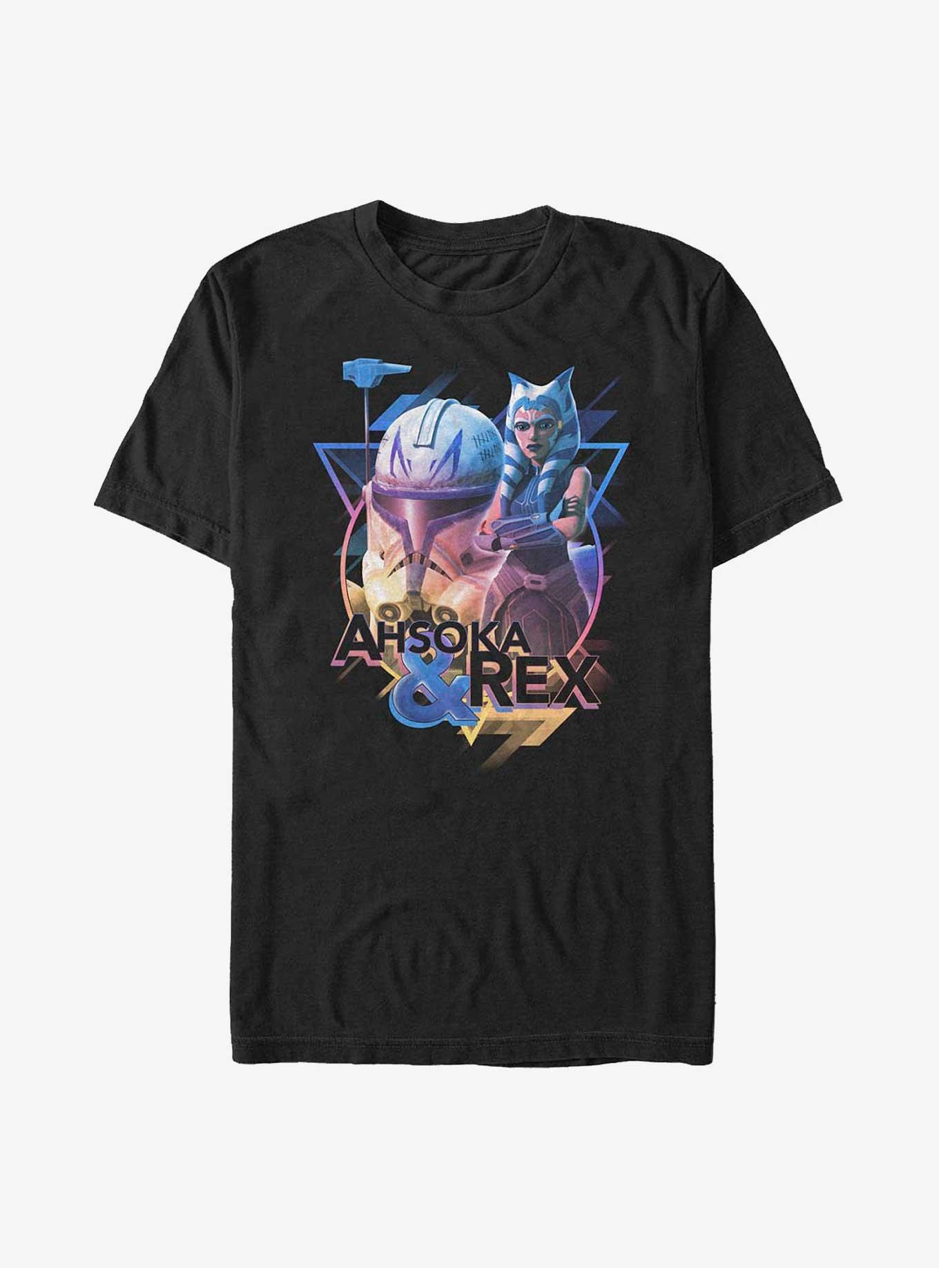 Star Wars: The Clone Wars Ahsoka & Rex Big & Tall T-Shirt, BLACK, hi-res