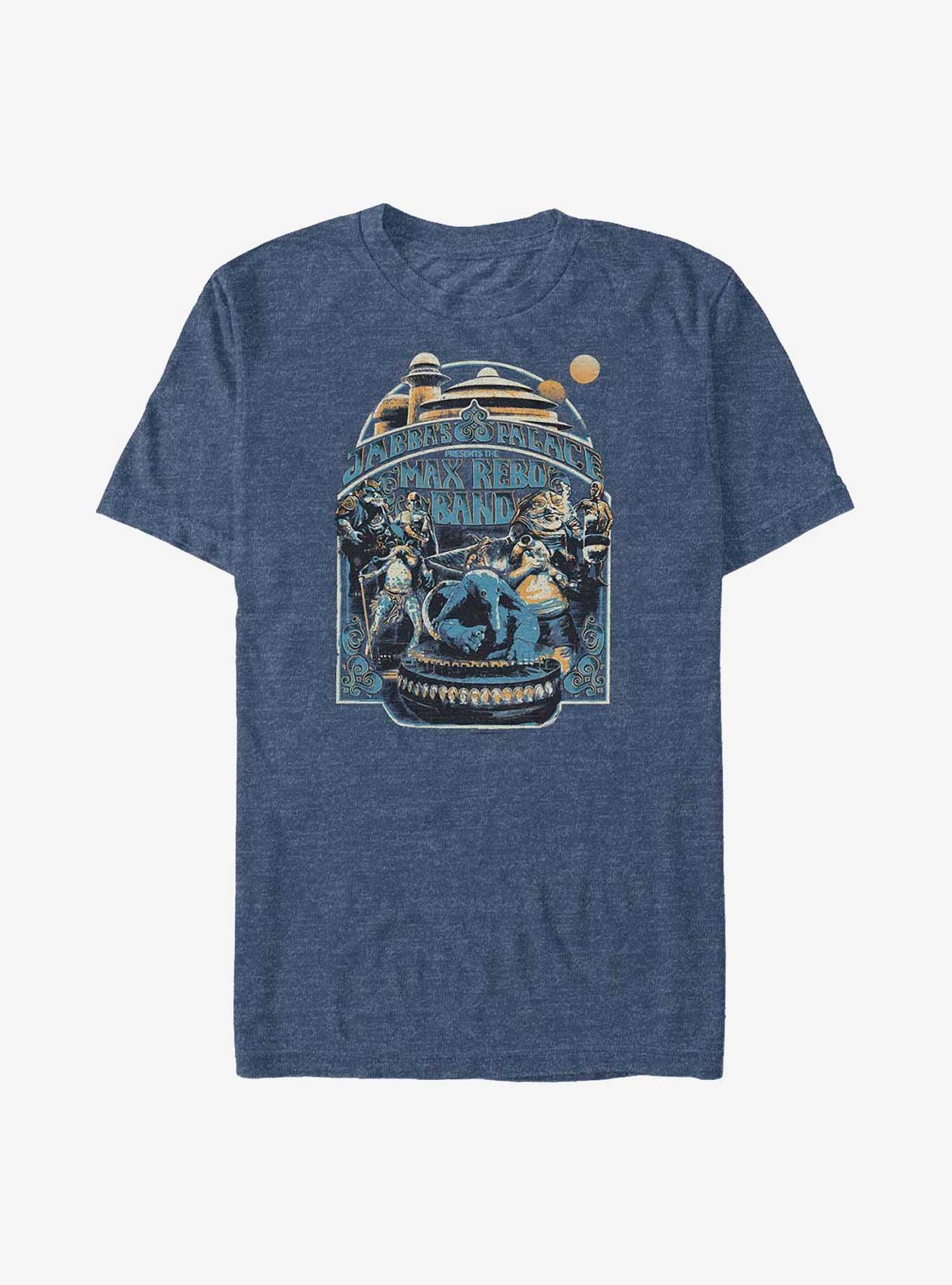 Star Wars Jabba's Palace Max Rebo Band Big & Tall T-Shirt, NAVY HTR, hi-res