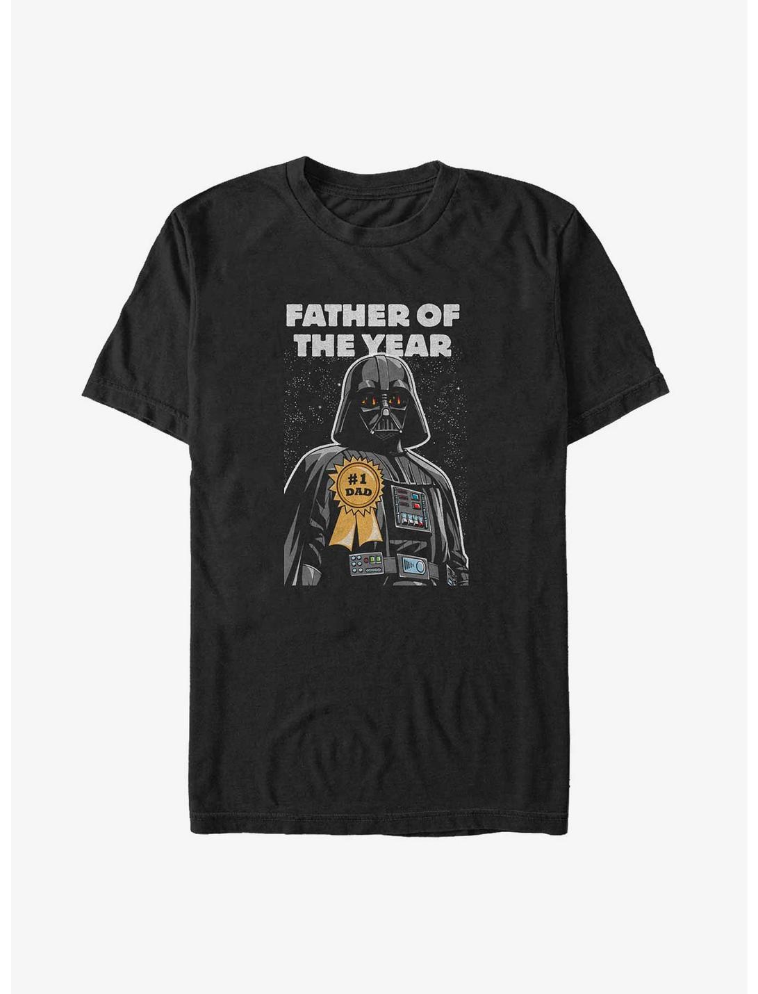 Star Wars Vader Father Of The Year Big & Tall T-Shirt, BLACK, hi-res