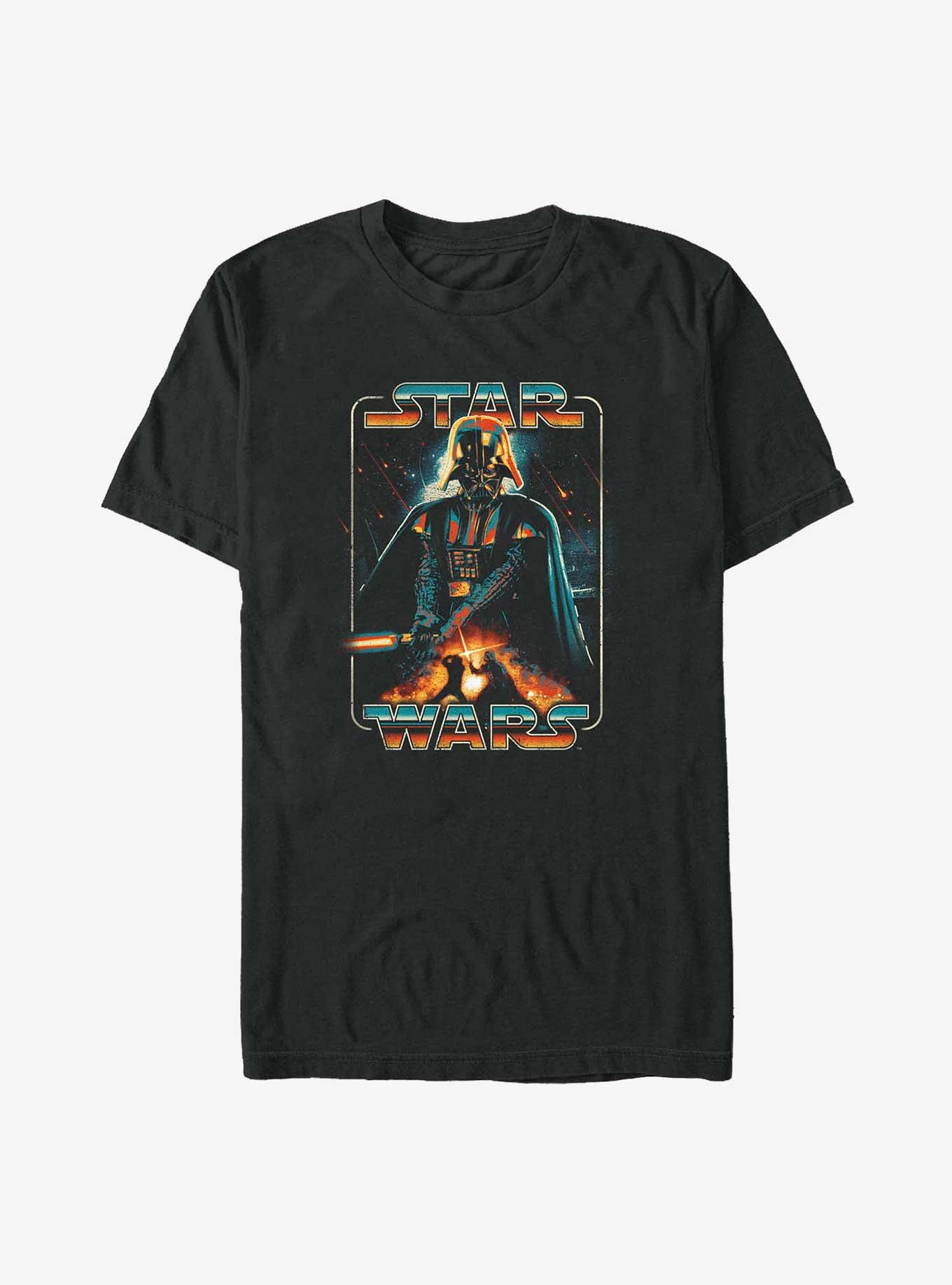 Star Wars Vader Metal Big & Tall T-Shirt, BLACK, hi-res