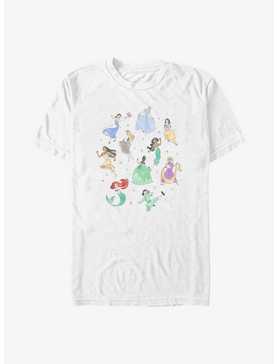 Disney Princesses Princess Doodle Big & Tall T-Shirt, , hi-res